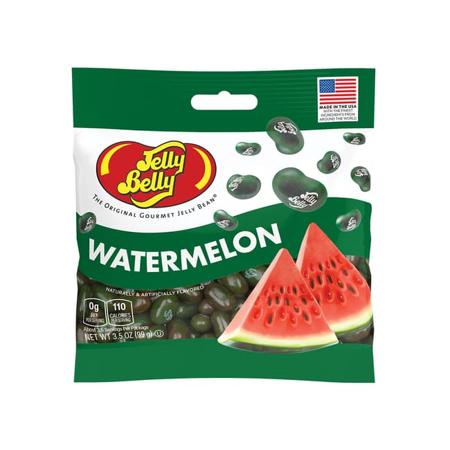 Jelly Belly Watermelon Jelly Beans 3.5 oz Grab & Go Bag