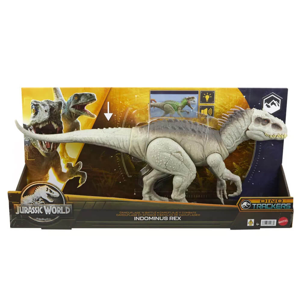 Jurassic World Camouflage 'n Battle Indominus Rex Dinosaur Figure packaging