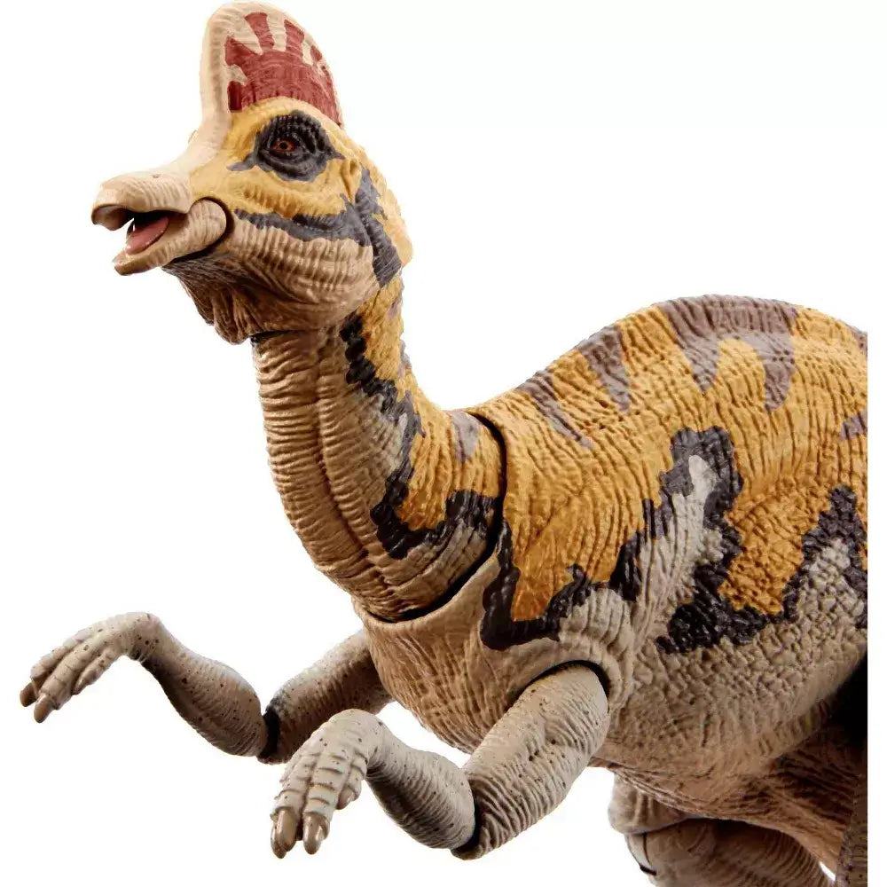 Jurassic World Hammond Collection Corythosaurus Dinosaur Figure close up