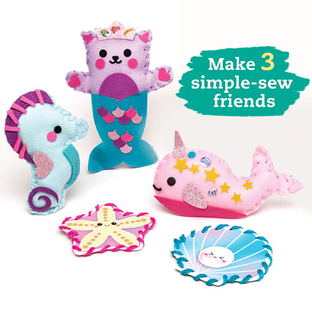 KLUTZ My Cat Mermaid & Friends Book and Craft Kit