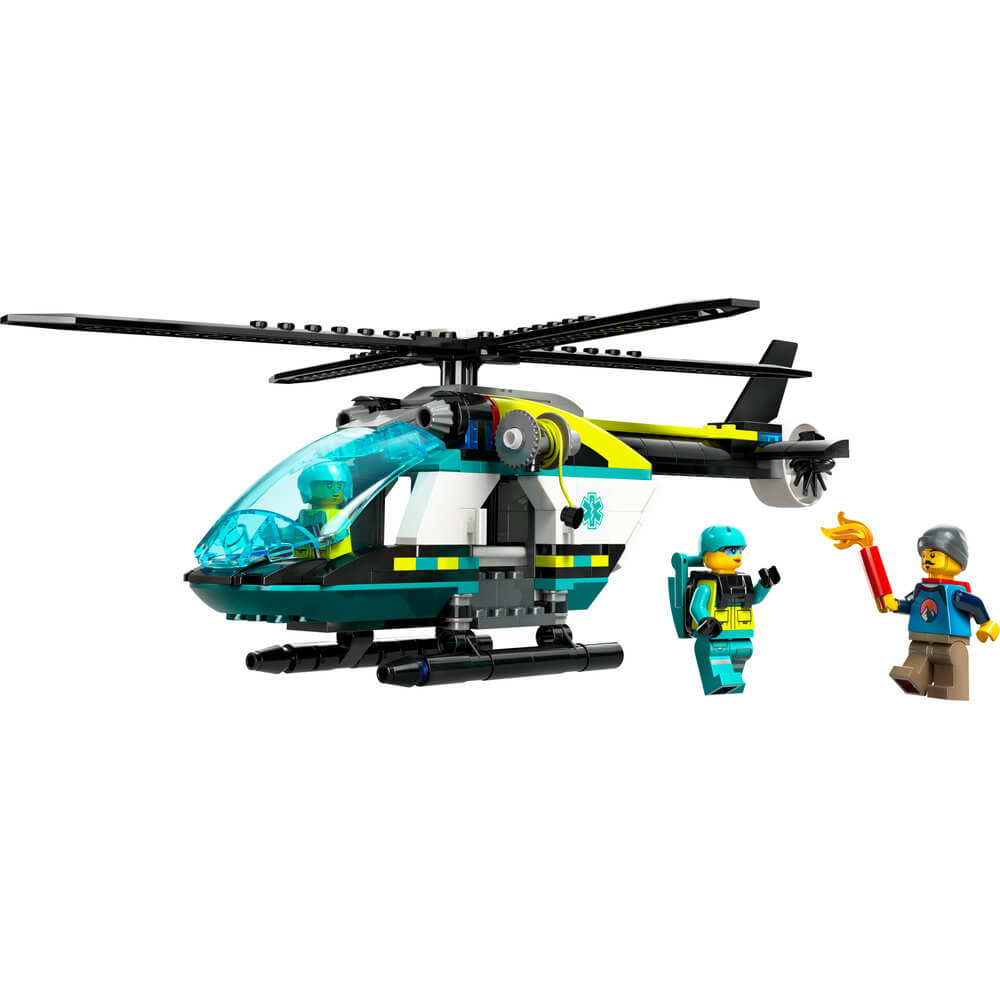 LEGO® City Emergency Rescue Helicopter Building Kit 60405