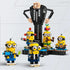 Images of LEGO® Despicable Me Brick-Built Gru and Minions 839 Piece Building Set (75582) with textured gray background