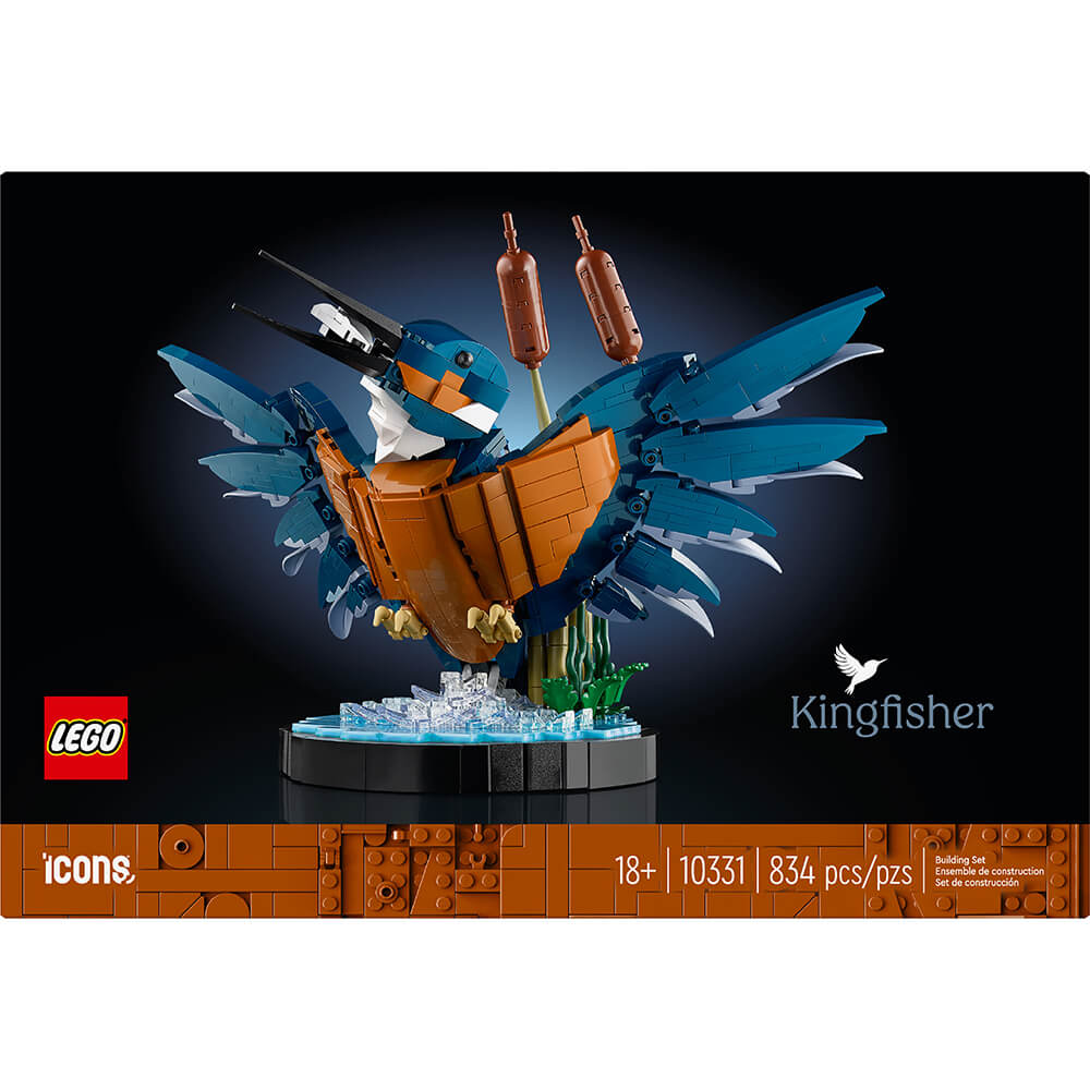 LEGO® Icons Kingfisher Bird 834 Piece Building Kit (10331)