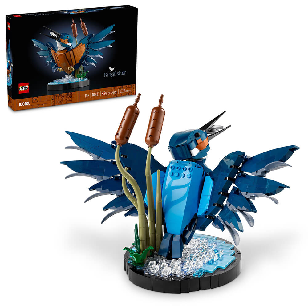 LEGO® Icons Kingfisher Bird 834 Piece Building Kit (10331)