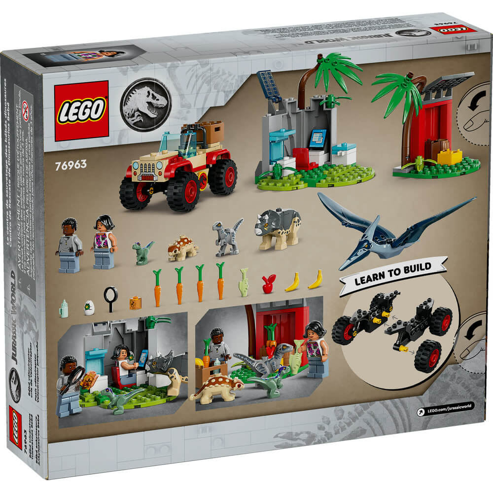 LEGO® Jurassic World Baby Dinosaur Rescue Center 76963