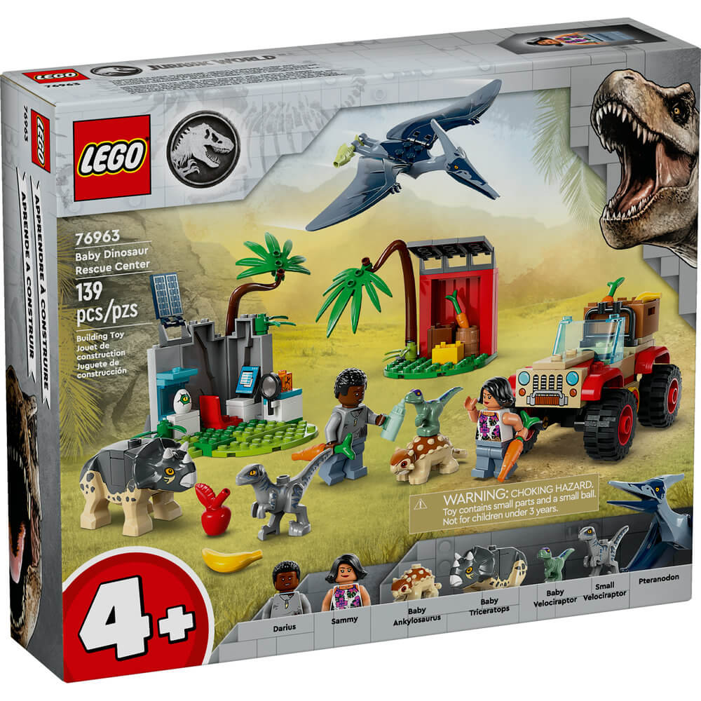 LEGO® Jurassic World Baby Dinosaur Rescue Center 76963