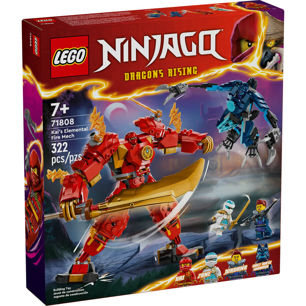 LEGO® NINJAGO® Kai’s Elemental Fire Mech Toy 71808