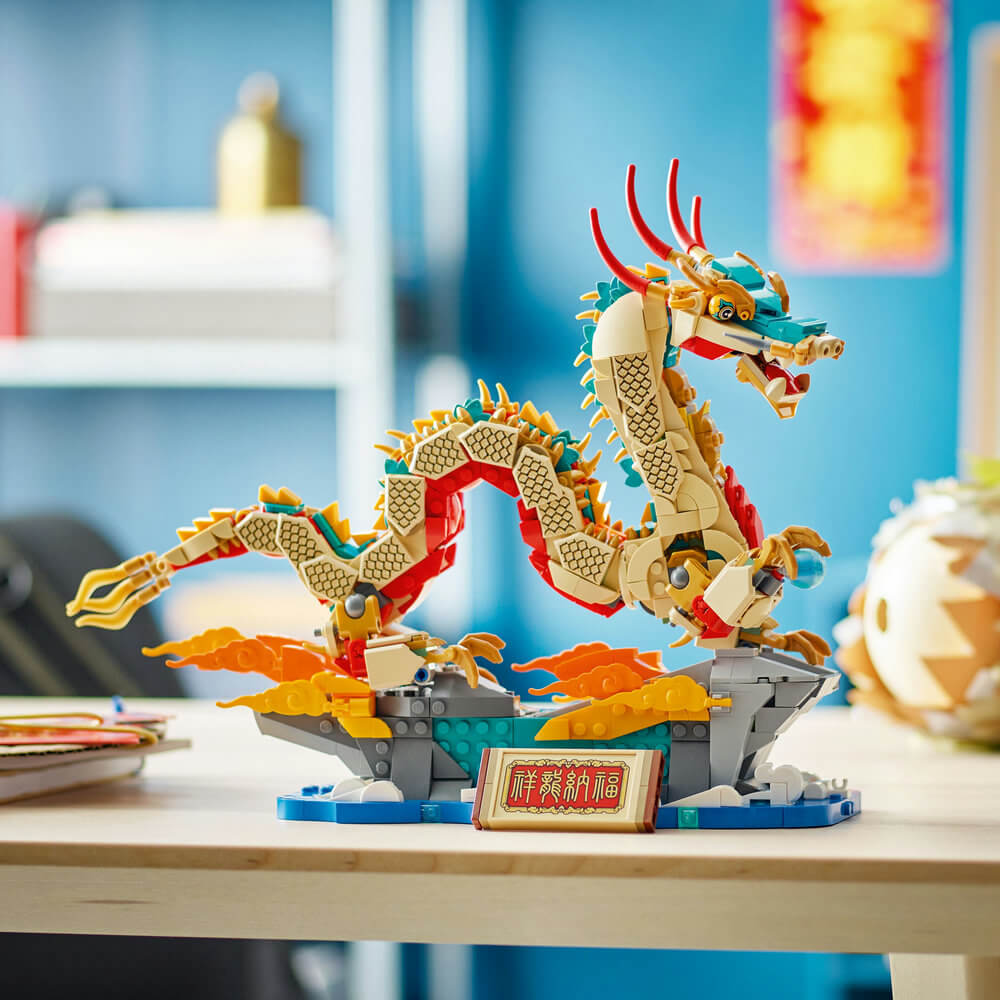 LEGO® Spring Festival Auspicious Dragon Toy 80112