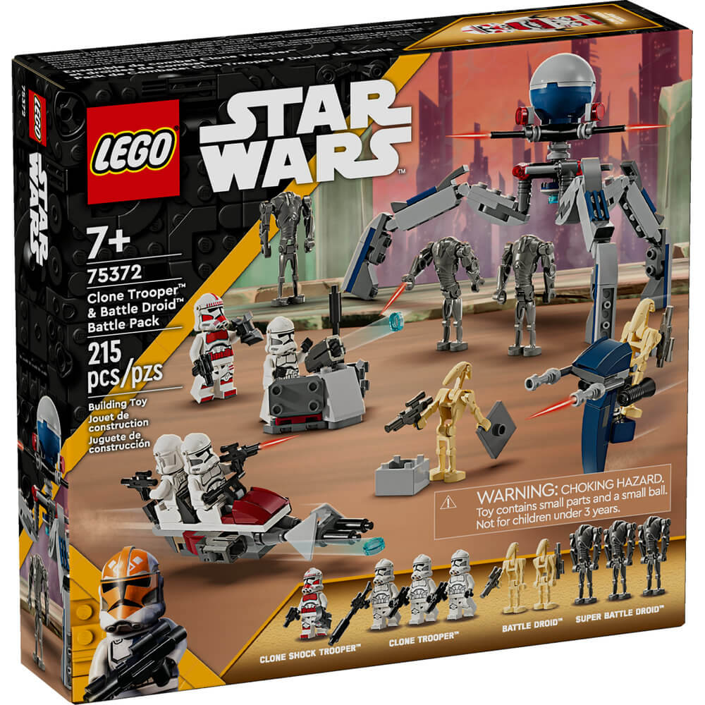 LEGO® Star Wars™ Clone Trooper™ & Battle Droid™ Battle Pack 75372