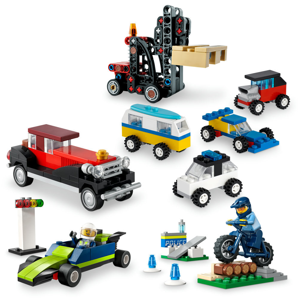 Image of the package content of LEGO® Vehicle Pack 288 Piece Building Set (66777)