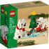 LEGO Wintertime Polar Bears 312 Piece Building Set (40571) front of the box