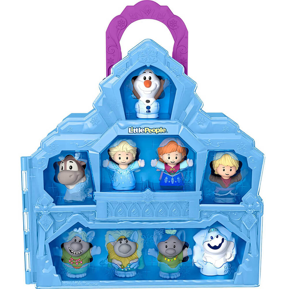 Little People Disney Frozen Carry Along Castle Case Playset