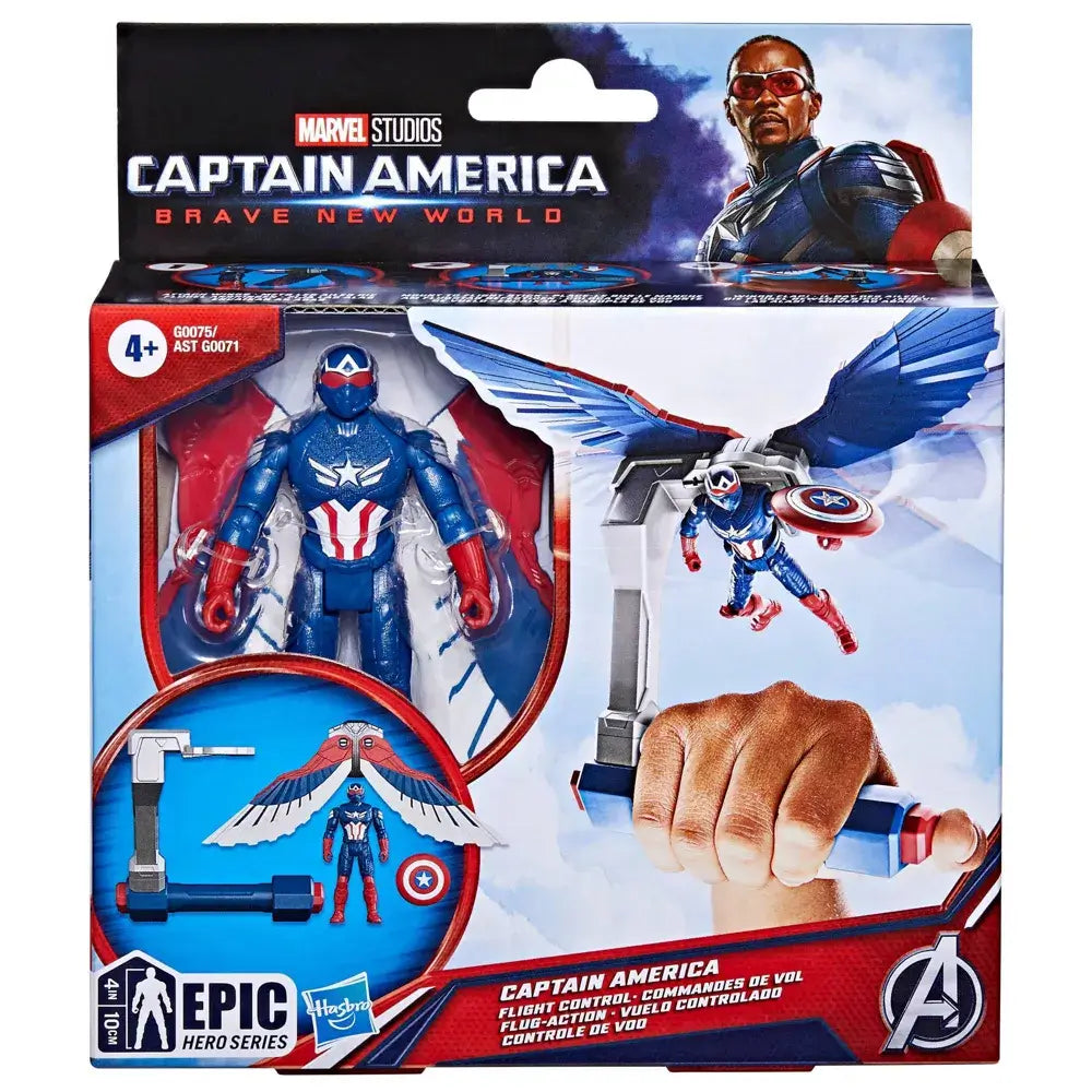 Marvel Epic Hero Series Captain America Brave New World Flight Control Figure