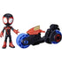 Marvel Spidey and His Amazing Friends 4" Miles Morales and Motorcycle Action Figure