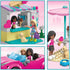 MEGA Barbie Convertible & Ice Cream Stand 226 Piece Building Set playing