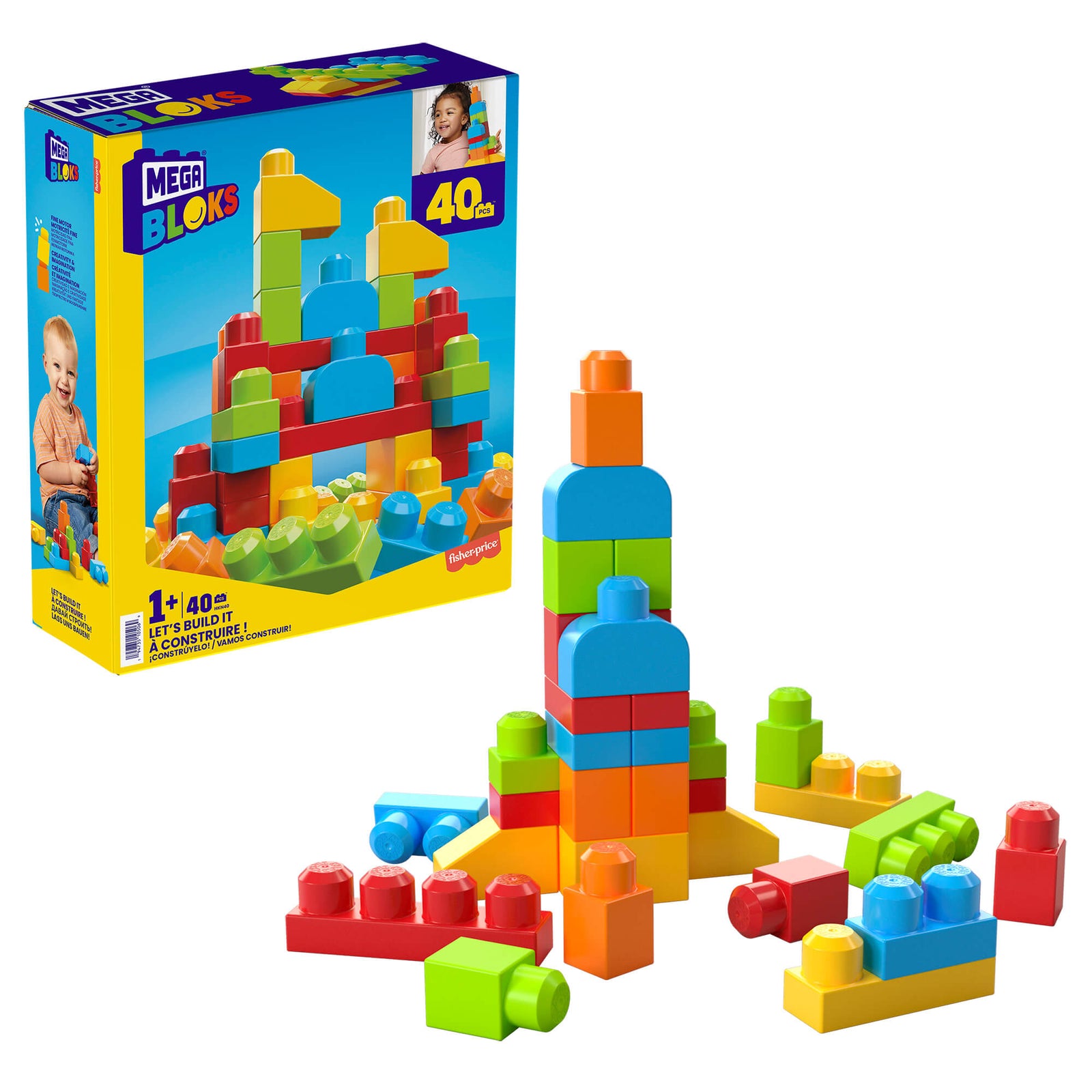 MEGA Bloks Let's Build It! Construction Set