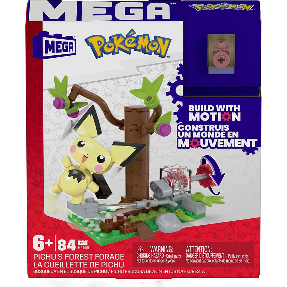 Mega Construx Pokemon  Pichu's Forest Forage Building Set