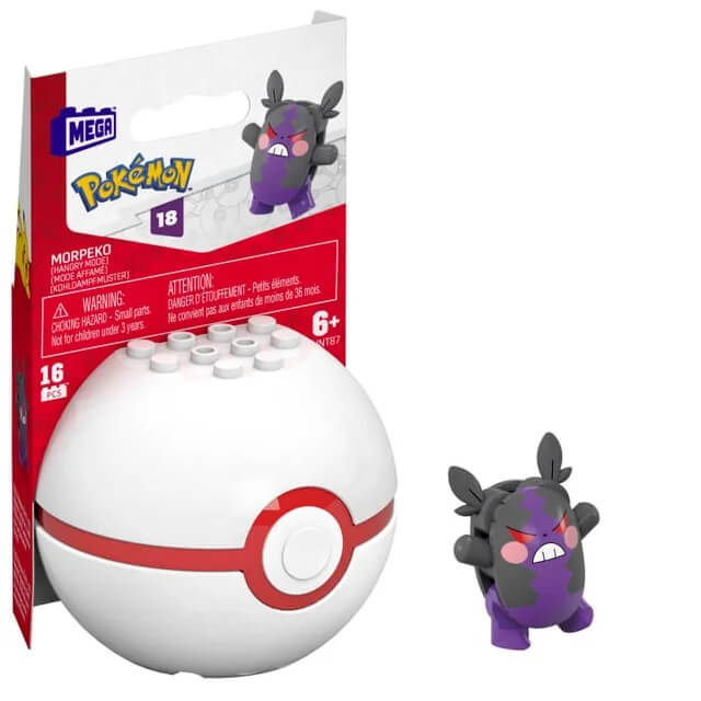 Mega Construx Pokemon Series 18 Poke Ball Morpeko