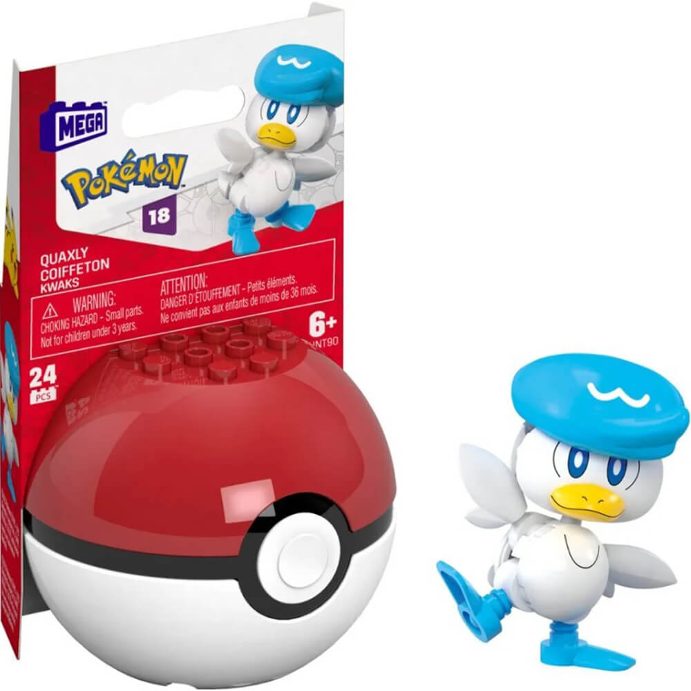 Mega Construx Pokemon Series 18 Poke Ball Quaxly