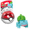 Mega Pokemon Bulbasaur Posable Action Figure Pokeball 30 Piece Building Set