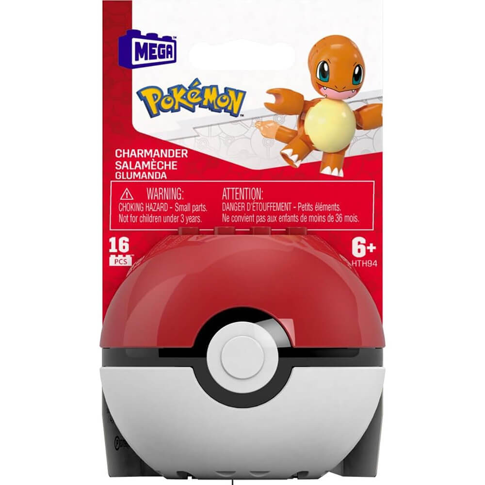 MEGA Pokemon Poke Ball Charmander Set