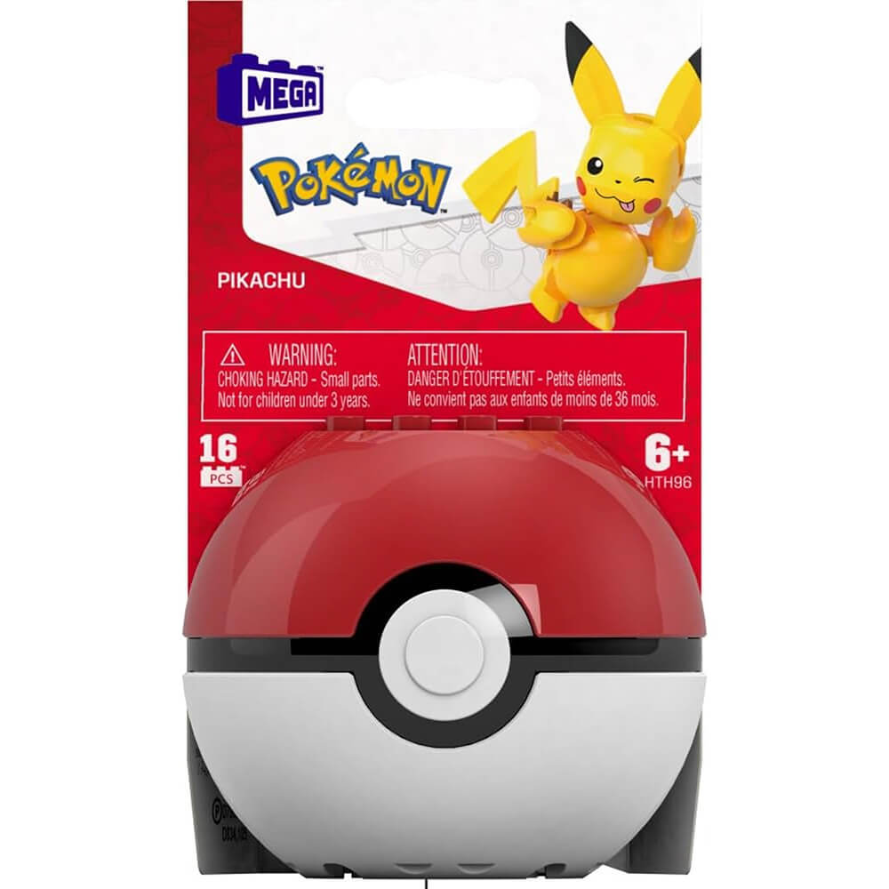 MEGA Pokemon Poke Ball Pikachu Set