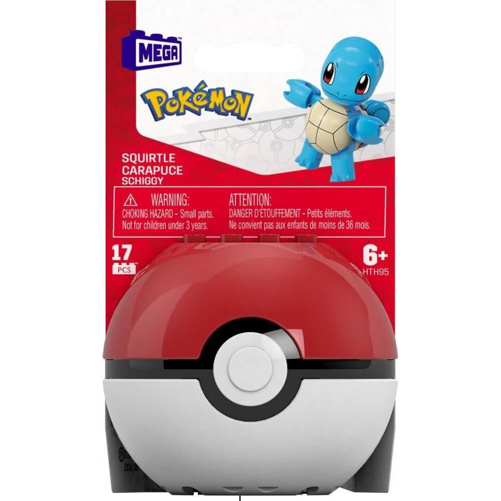 MEGA Pokemon Poke Ball Squirtle Set