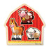 Melissa and Doug Barnyard Animals 3 Piece Jumbo Knob Puzzle