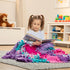 Melissa and Doug Created by Me Flower Fleece Quilt Kit