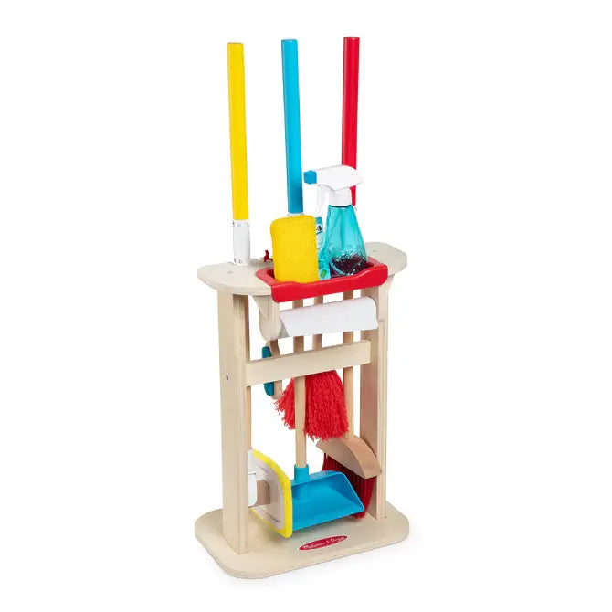 Melissa and Doug Deluxe Dust! Sweep! Mop! Cleaning Playset