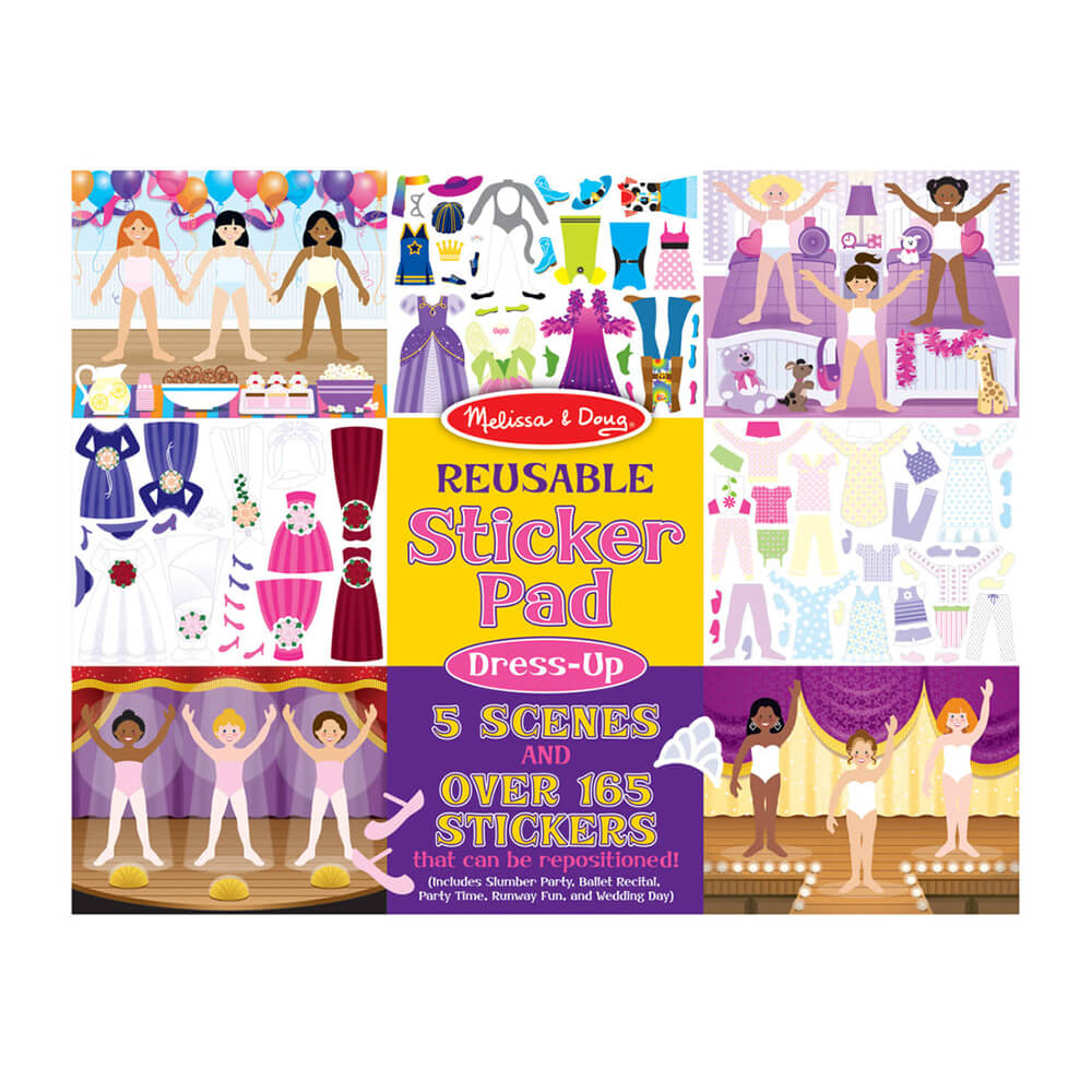 Melissa and Doug Dress-Up Reusable Sticker Pad