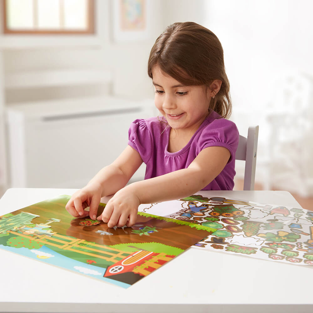 Melissa and Doug Farm Reusable Sticker Pad