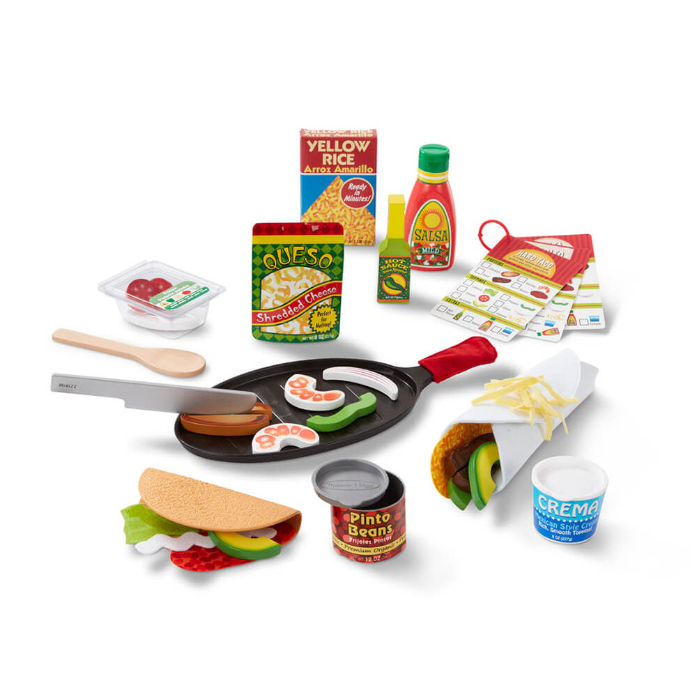 Melissa and Doug Fill & Fold Taco & Tortilla Set