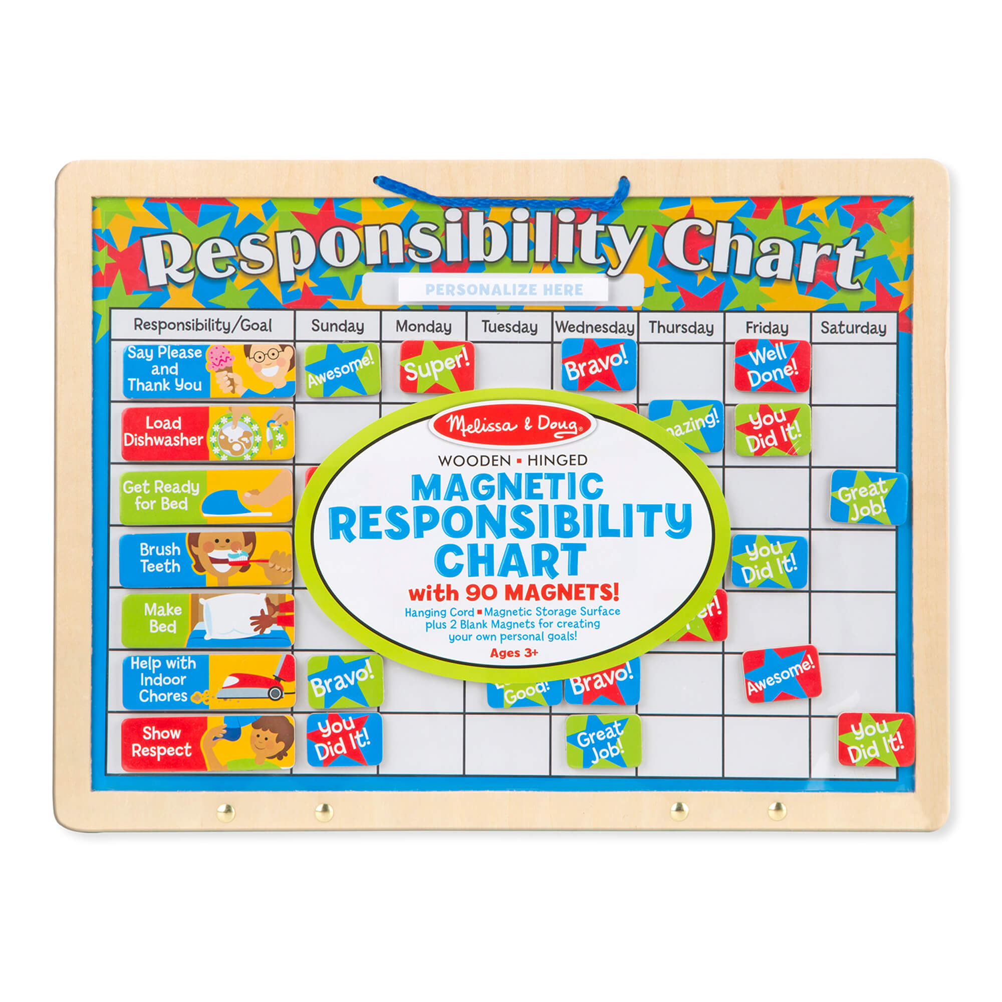 Melissa and Doug Magnetic Responsibility Chart