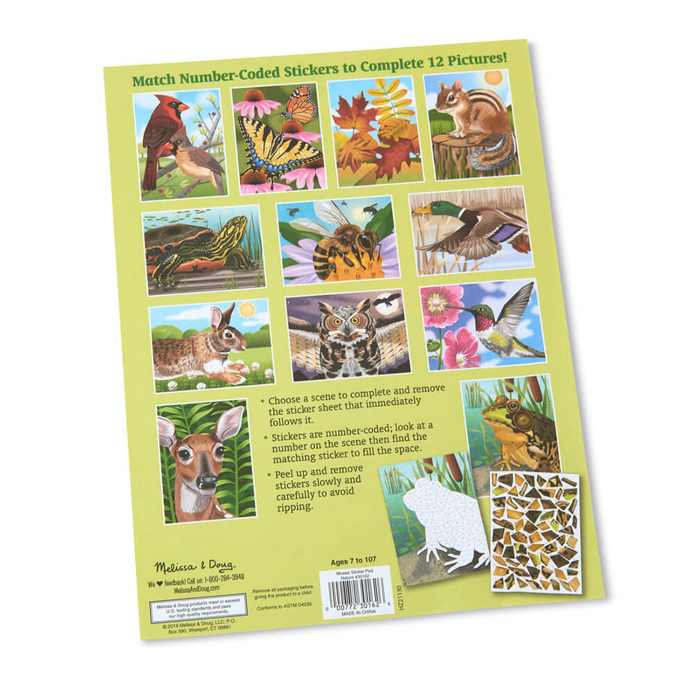 Melissa and Doug Nature Mosaic Sticker Pad