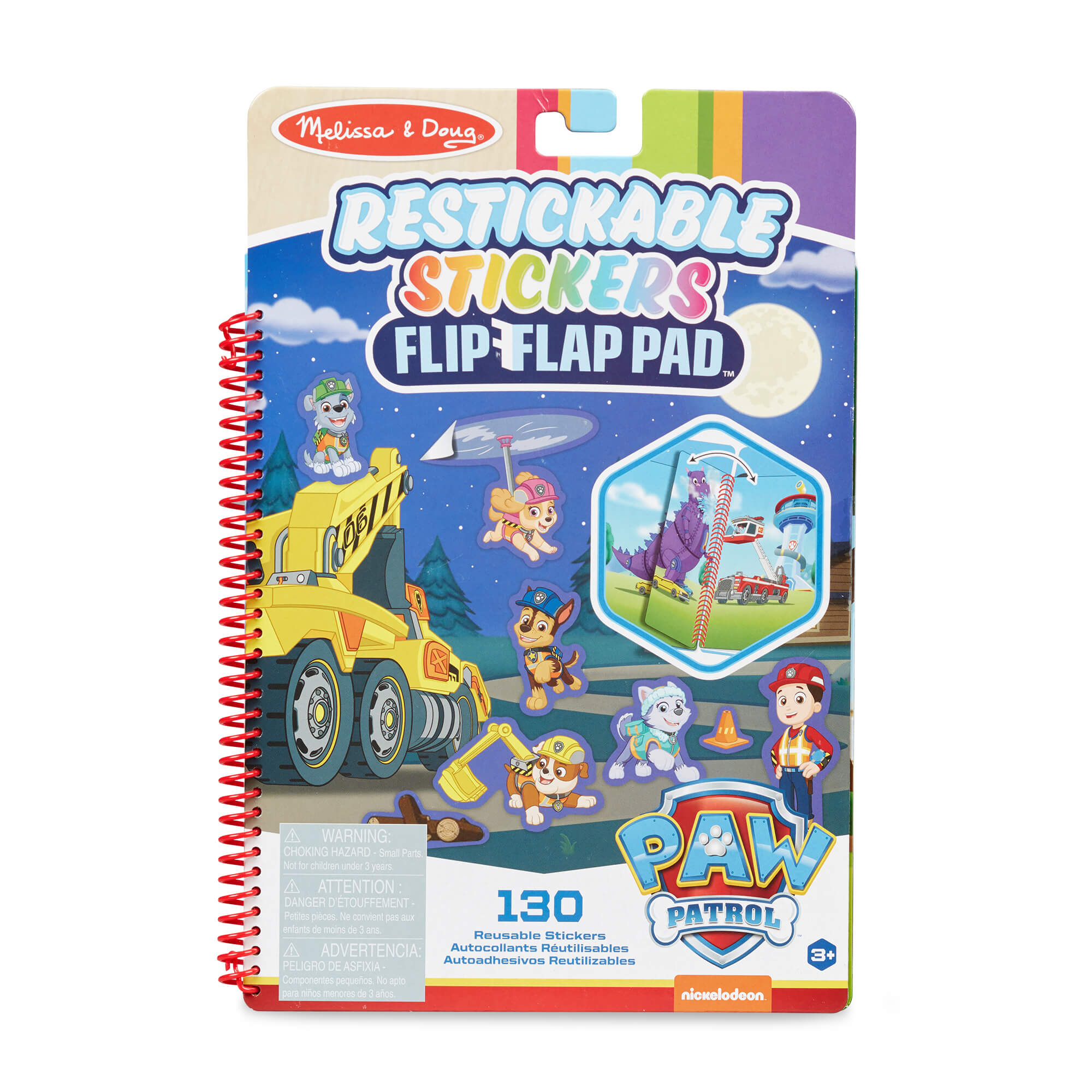 Melissa and Doug PAW Patrol Restickable Stickers Ultimate Rescue Flip-Flap Pad cover