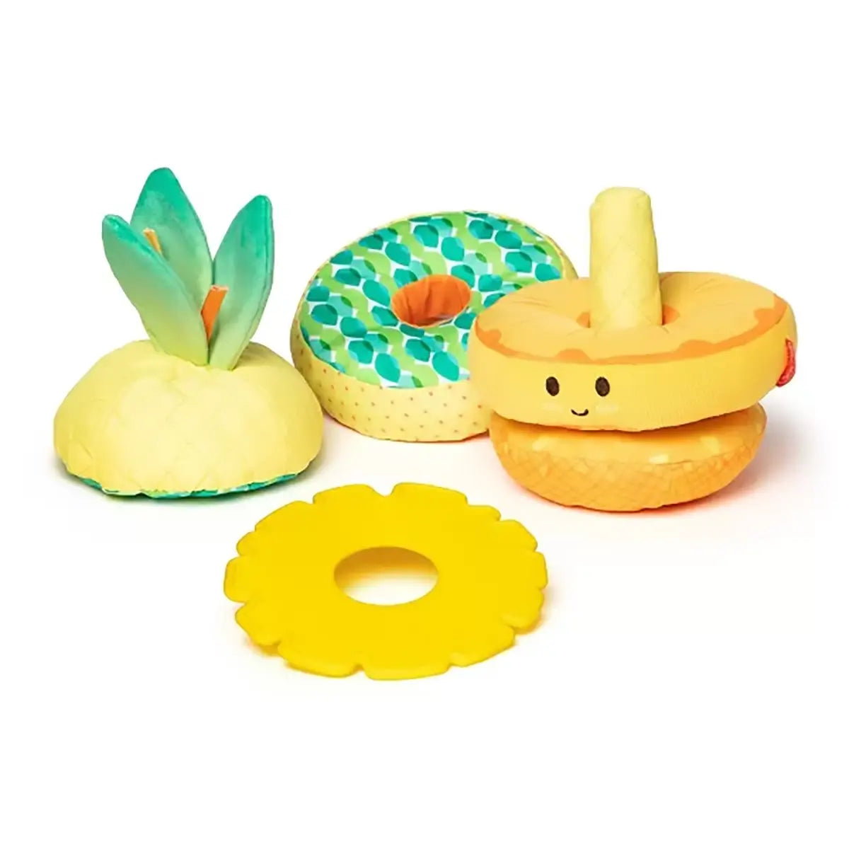 Melissa and Doug Pineapple Soft Stacker pieces