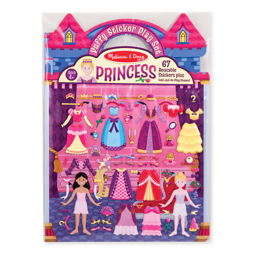 Melissa and Doug Princess Puffy Sticker Play Set