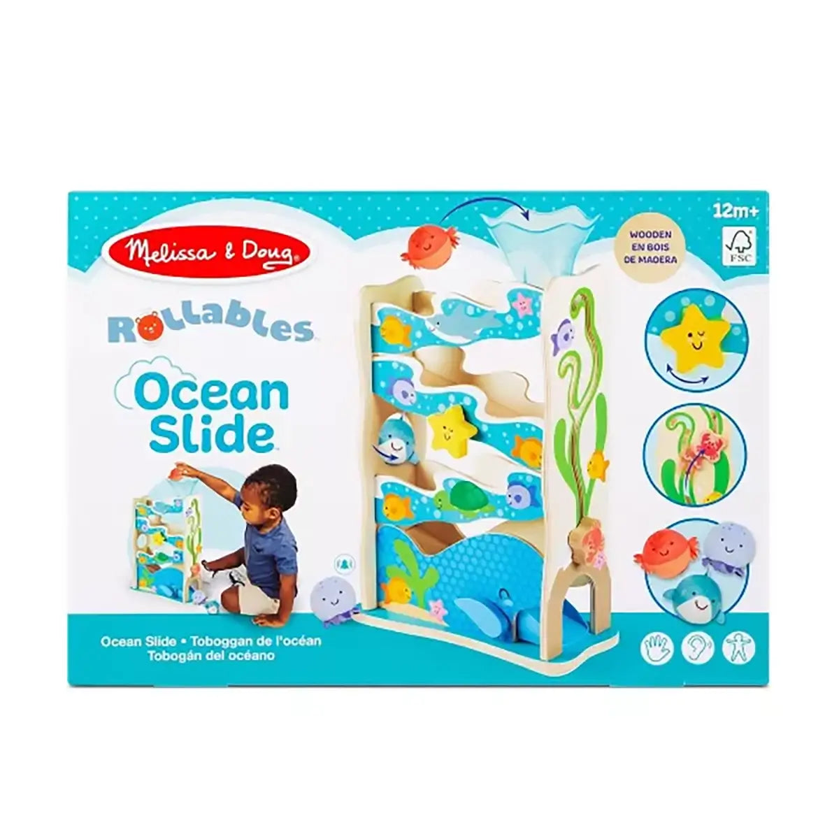 Melissa and Doug Rollables Ocean Slide box