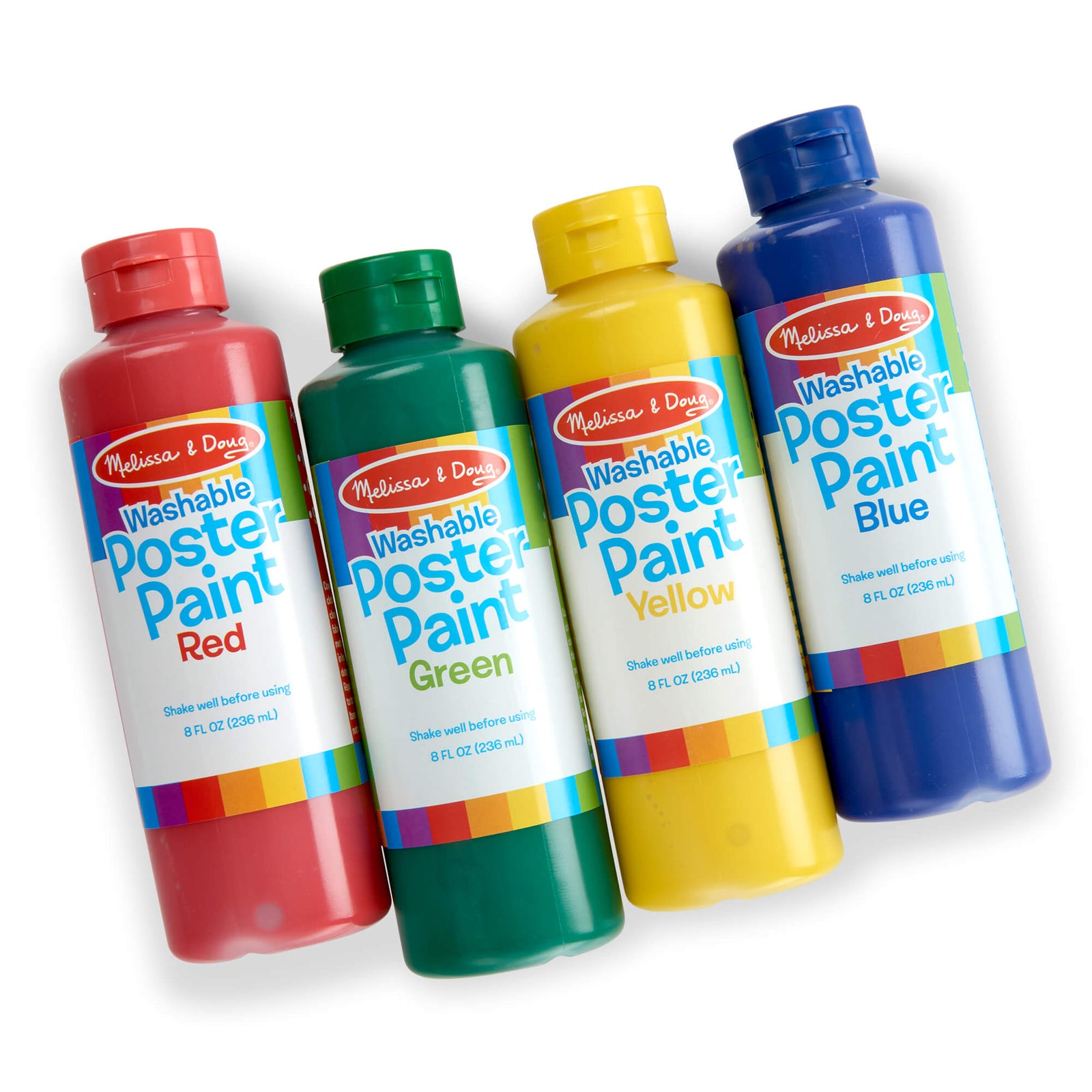 Melissa and Doug Washable Poster Paint 4-Pack close up