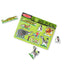 Melissa and Doug Zoo Animals 8 Piece Sound Puzzle with the alligator, penguin and zebra pieces removed