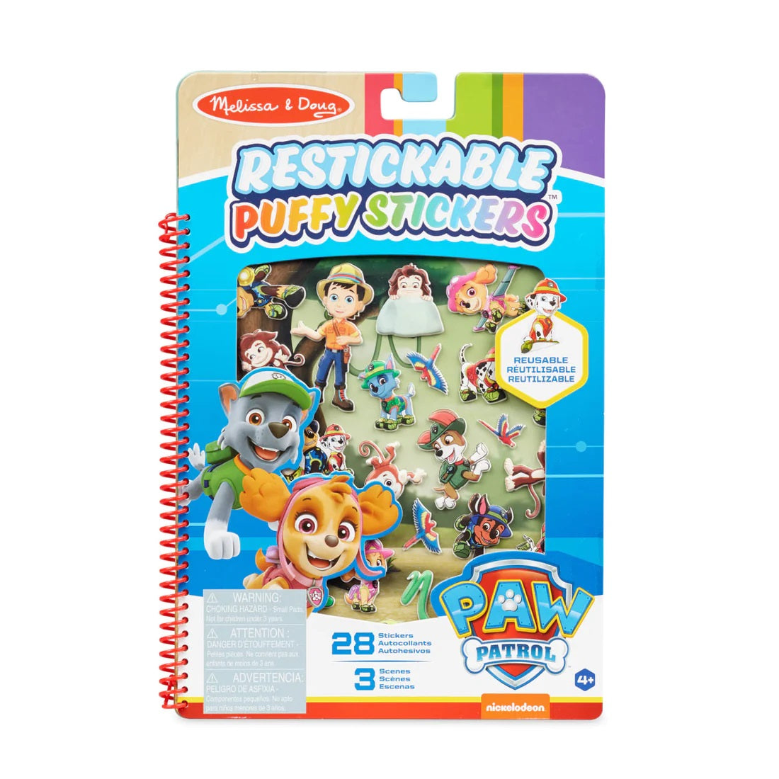 Melissa & Doug PAW Patrol Puffy Sticker Pad Jungle