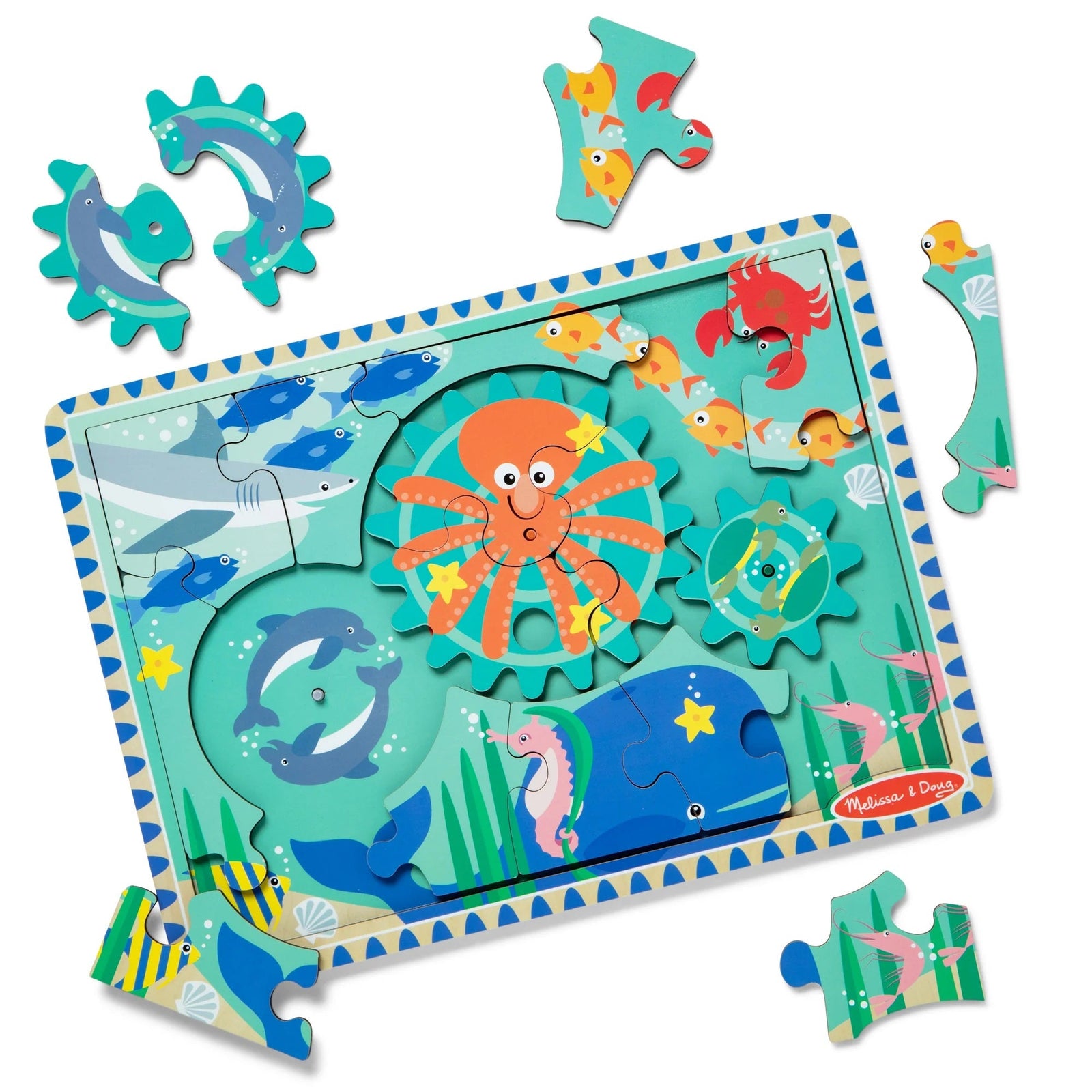 Melissa & Doug Wooden Underwater Gear Puzzle