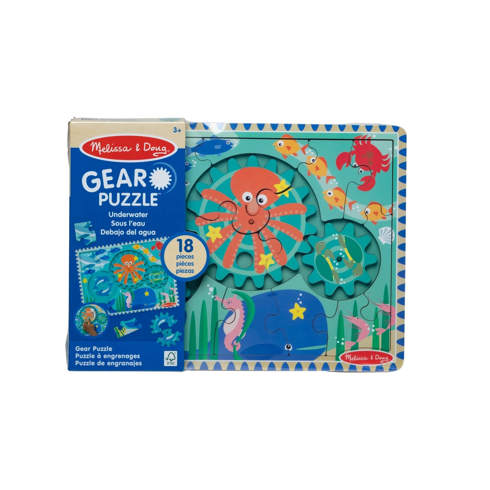 Melissa & Doug Wooden Underwater Gear Puzzle