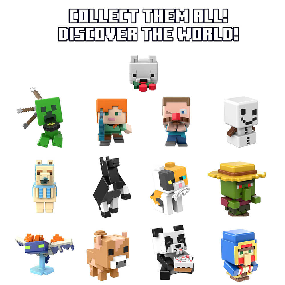 Minecraft Mini Figure Checklane Mystery Box collect them all