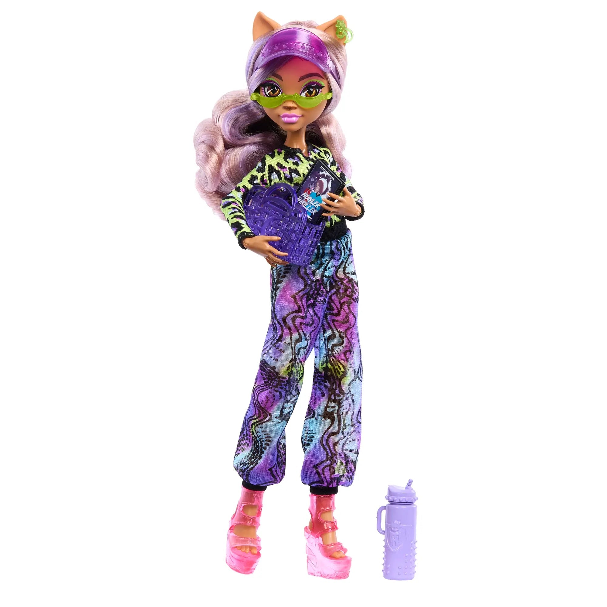 Monster High Scare-Adise Island Clawdeen Wolf Fashion Doll with Swimsuit and Accessories with accecories