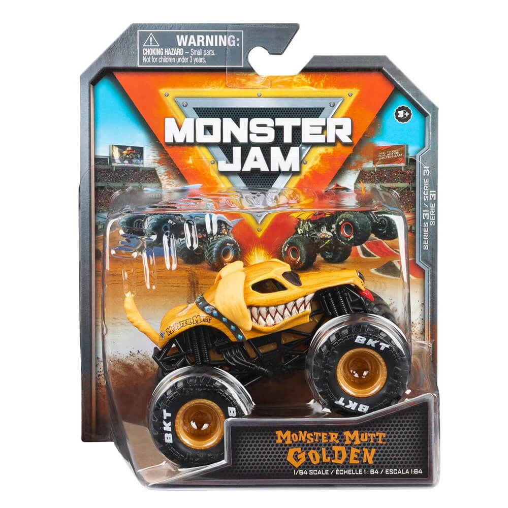 Monster Jam 1:64 Scale Die-Cast Monster Mutt Golden Monster Truck