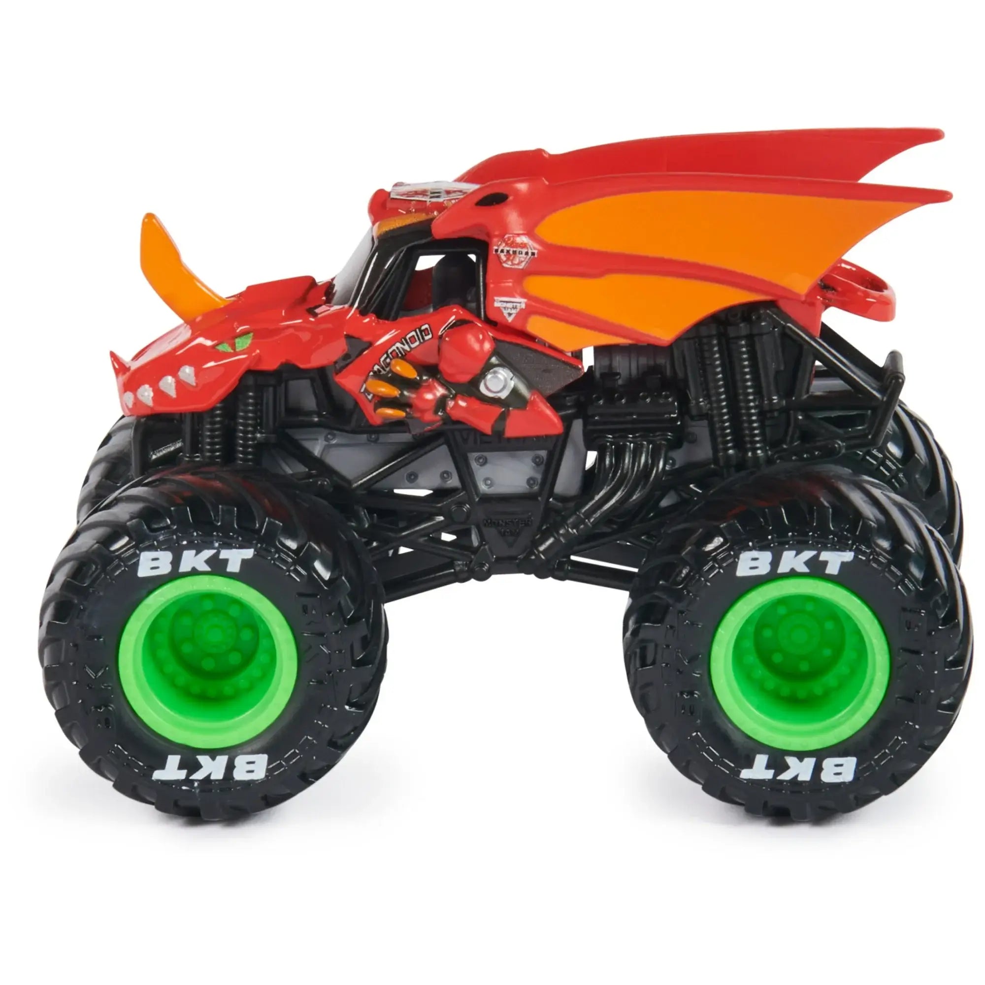 Monster Jam Bakugan Dragonoid Die-Cast 1:64 Scale Monster Truck side