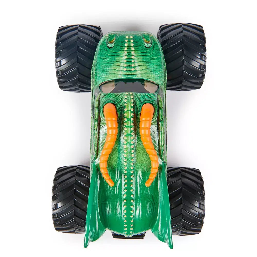 Top view of the Monster Jam Series 20 Dragon 1:24 Scale Diecast Monster Truck