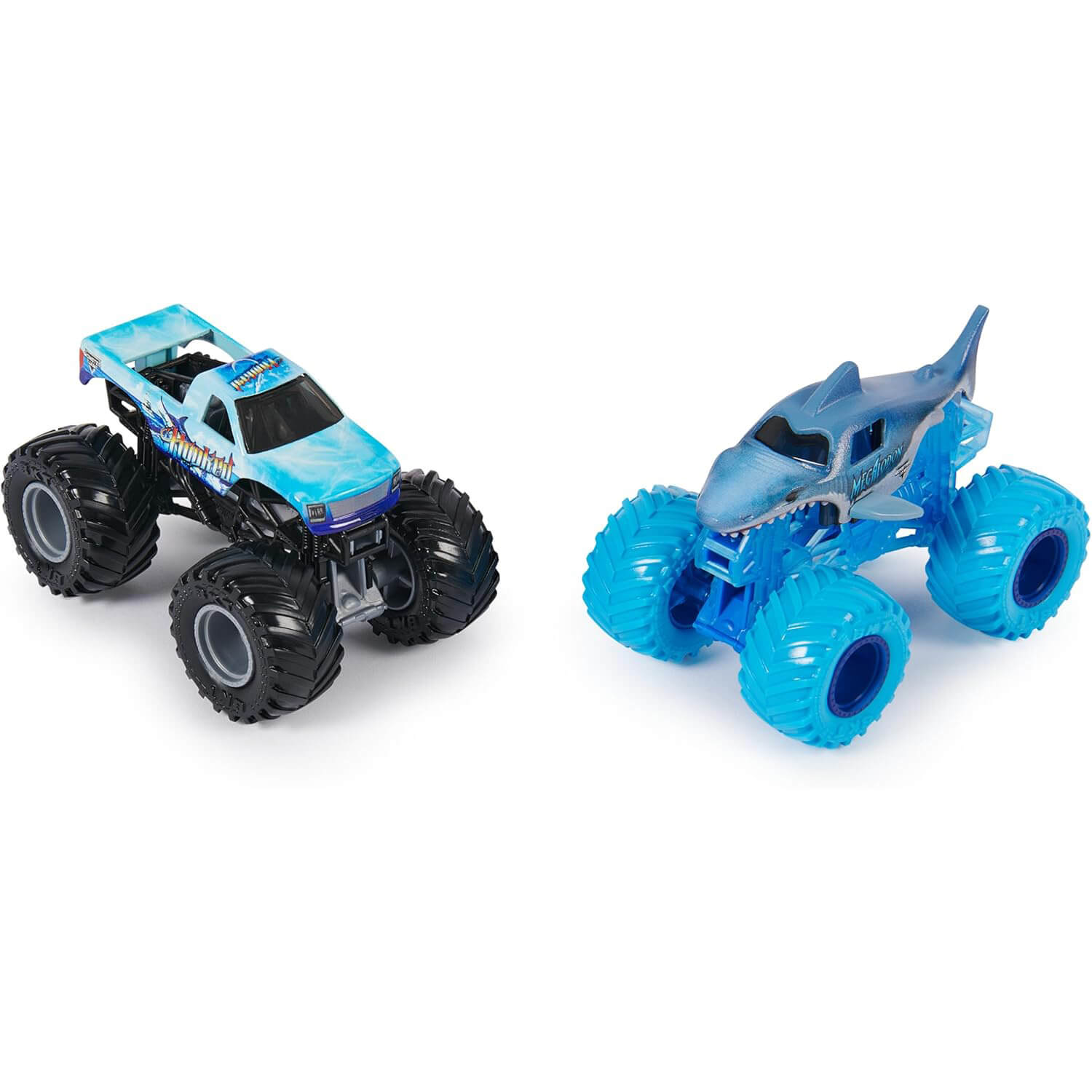 Monster Jam Series 28 Megalodon vs Hooked 1:64 Scale Diecast Monster Truck